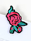 Lovely Plum-red Rose Shape Decorated Simple Baby Hairpin