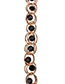 Fashion Gold Color Round Shape Diamond Decorated Simple Hollow Out Bracelet