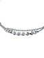 Fashion Silver Color Round Shape Diamond Decorated Simple Double Layer Anklet