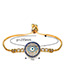 Personality Gold Color Eye Shape Decorated Bracelet