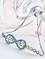 Personality Silver Color Bowknot Shape Decorated Bracelet