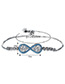 Personality Silver Color Bowknot Shape Decorated Bracelet