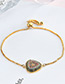 Personality Gold Color Triangle Shape Decorated Bracelet