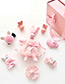 Cute Pink Rabbit Decorated Hairpin