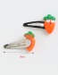 Lovely Coffee Cartton Deer Decorated Simple Hairpin(2pcs)