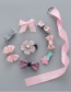 Lovely Black+gray Flower&bowknot Decorated Color Matching Hairpin (8pcs)