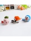 Lovely Blue+white Little Penguin Decorated Color Matching Hairpin