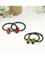 Lovely Red Little Rabbitdecorated Pure Color Hair Band (2pcs)