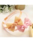 Lovely Orange Bowknot Decorated Pure Color Hair Hoop