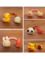 Lovely Light Yellow Little Duck Decorated Color Matching Hairpin(2pcs)