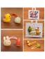 Lovely Yellow Little Duck Decorated Color Matching Hair Band