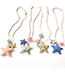 Fashion Yellow Stars Pendant Decorated Simple Children Choker