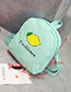 Fashion Green Cartoon Pattern Decorated Mini Backpack