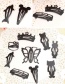 Lovely Black Car Shape Decorated Pure Color Hairpin