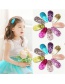 Lovely Champagne Paillette Decorated Pure Color Hairpin