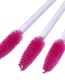 Fashion Pink Color Matching Decorated Eyelash Brush (50pcs)
