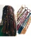 Fashion Multi-color Star Decorated Weave Pure Color Hair Rope
