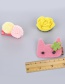 Fashion Navy Flower&bowknot Shape Decorated Color Matching Hair Clip (5 Pcs)