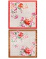 Fashion Red Flowers Pattern Decorated Simple Scarf