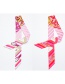 Fashion Light Pink Guitar Pattern Decorated Simple Scarf