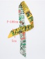Fashion Plum Red+green Cartoon Pattern Decorated Simple Scarf