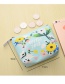 Fashion Mutli-color Flower Pattern Decorated Color Matching Simple Wallet