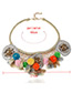 Fashion Multi-color Fuzzy Balls Decorated Color Matching Pom Necklace
