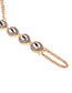 Fashion Gold Color Gemstone Decorated Double Layer Pure Color Anklet (1pc)