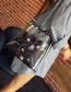 Fashion Black Star Pattern Decorated Color Matching Shoulder Bag (2 Pcs)