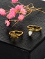 Fashion Silver Color Leaf&starfish Shape Decorated Pure Color Ring (10 Pcs)