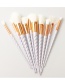 Fashion Silver Color Unicorn Decorated Cosmetic Brush (10pcs prush+cosmetic bag)