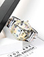 Lovely Multi-color Flower Shape Pattern Decorated Watch