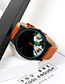 Fashion Multi-color Flower Shape Pattern Decorated Watch