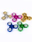 Fashion Silver Color Color-matching Decorated Spinner