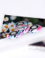Fashion Black+orange Color-matching Decorated Spinner