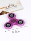 Fashion Green Pure Color Decorated Spinner