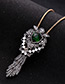 Fashion Multi-color Gemstone Decorated Color Matching Necklace