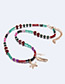 Vintage Multi-color Starfish&feather Decorated Simple Necklace