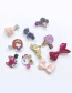Lovely Purple Little Mouse Decorated Color Matching Hairpin