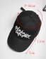 Fashion Black Embroidery Letter Decorated Hip-hop Cap