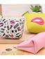 Lovely Pink Eyes Pattern Decorated Simple Wallet