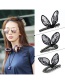 Fashion Black Rabbit Ears Decorated Pure Color Hairpin