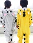 Fashion Black+white Cows Shape Decorated Simple Chid Nightgown