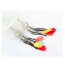 Elegant Multi-color Beads&feather Pednat Decorated Simplle Earring