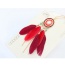 Fashion White Feather Pendant Decorated Color Matching Design Necklace