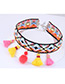 Fashion Multi-color Tassel Decorated Color Matching Choker