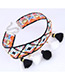Fashion Multi-color Tassel Decorated Color Matching Choker