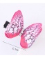 Fashion Plum Red Butterfly Shape Decorated Simple Hair Pin
