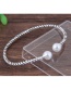 Fashion Silver Color Pearl Shape Decorated Opening Bracelet