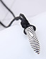 Fashion Silver Color Bullet Shape Decorated Simple Necklace